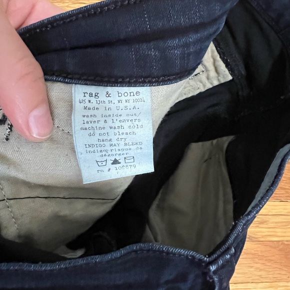 Rag and Bone Moto Zipper Jeans - Picture 8 of 8